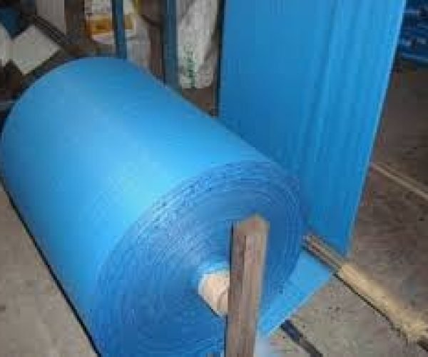 fabric roll blue
